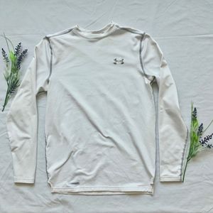 Under Armour White Coldgear Longsleeve